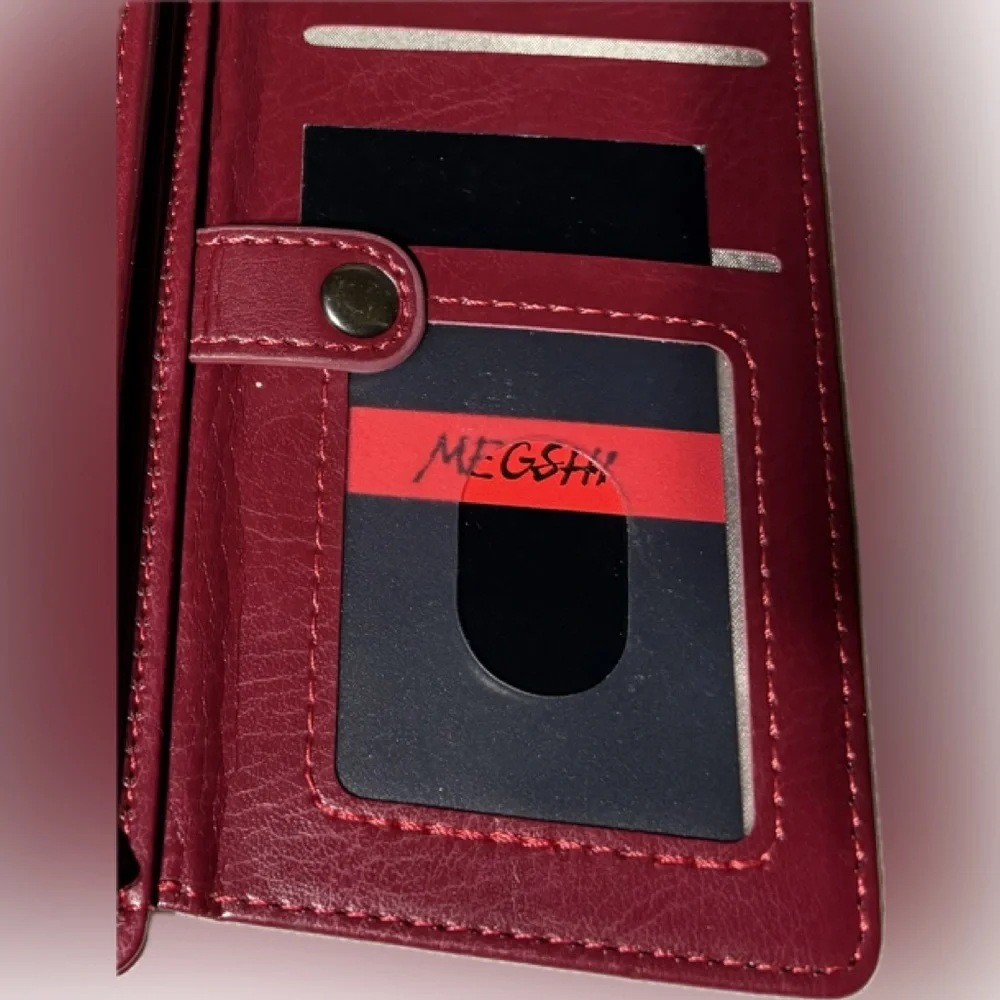 MEGSHI Wallet-style Polyurethane Leather iPhone Case